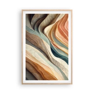 Poster in einem Rahmen aus heller Eiche - Moment vor der Veränderung - 61x91 cm