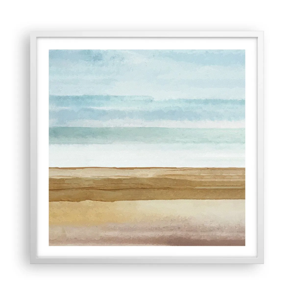 Poster in einem weißen Rahmen - Trost - 60x60 cm