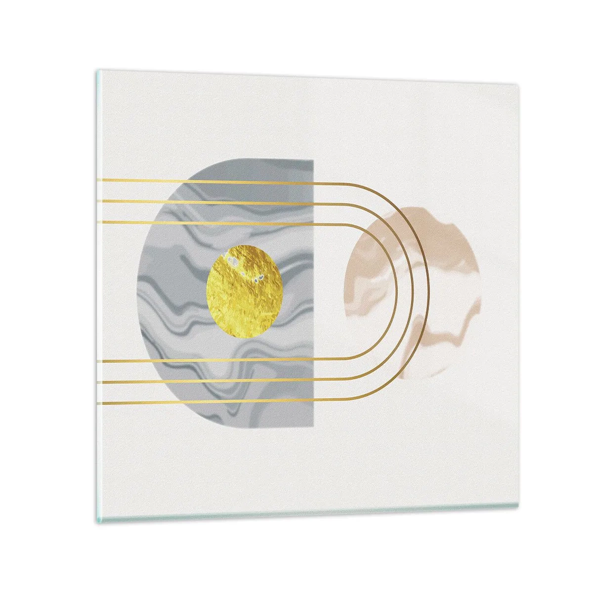 Glasbild - Bild auf glas - Helligkeit und Brillanz - 60x60 cm