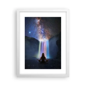 Poster in einem weißen Rahmen - Absolute Harmonie - 30x40 cm