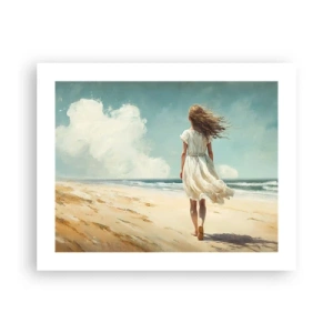 Poster - Der Sonne und dem Wind begegnen - 50x40 cm
