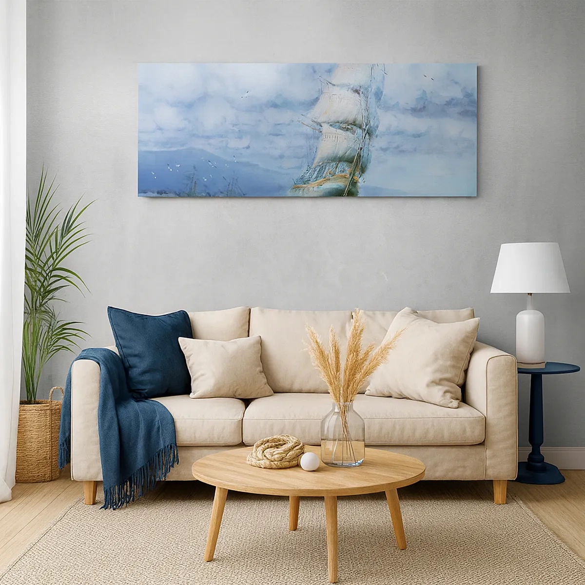 Bild auf Leinwand - Leinwandbild - Guter Wind - 30x30 cm