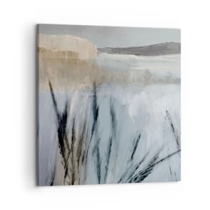 Bild auf Leinwand - Leinwandbild - Winterfelder - 60x60 cm