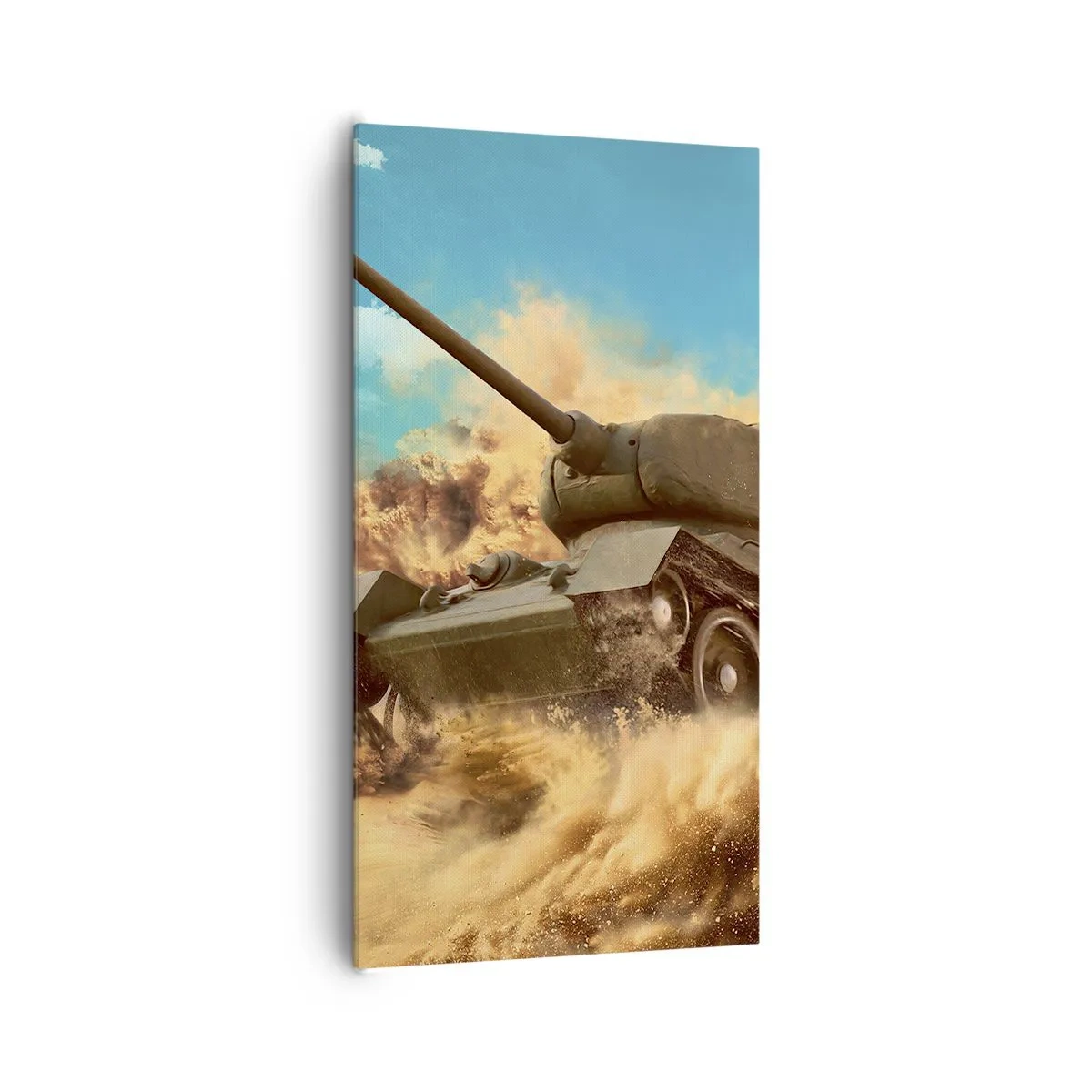 Bild auf Leinwand - Leinwandbild - Nicht zu besiegen - 65x120 cm