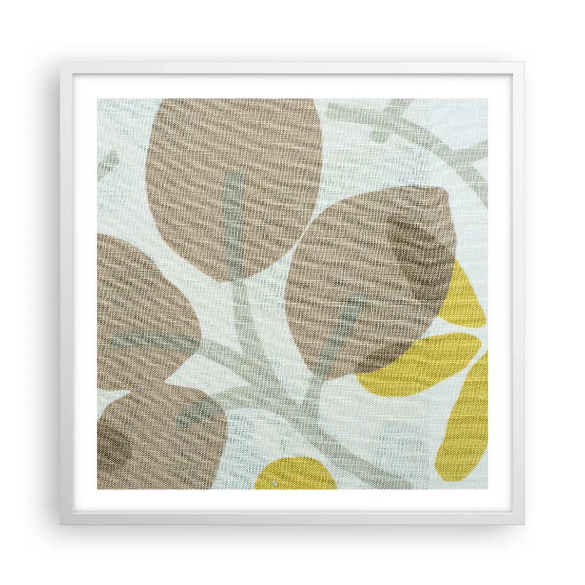 Poster in einem weißen Rahmen - Komposition in voller Sonne - 60x60 cm