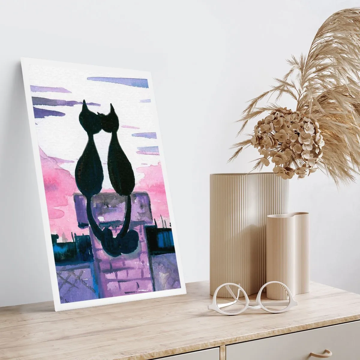 Poster - Rendez-vous unter dem Mond - 61x91 cm
