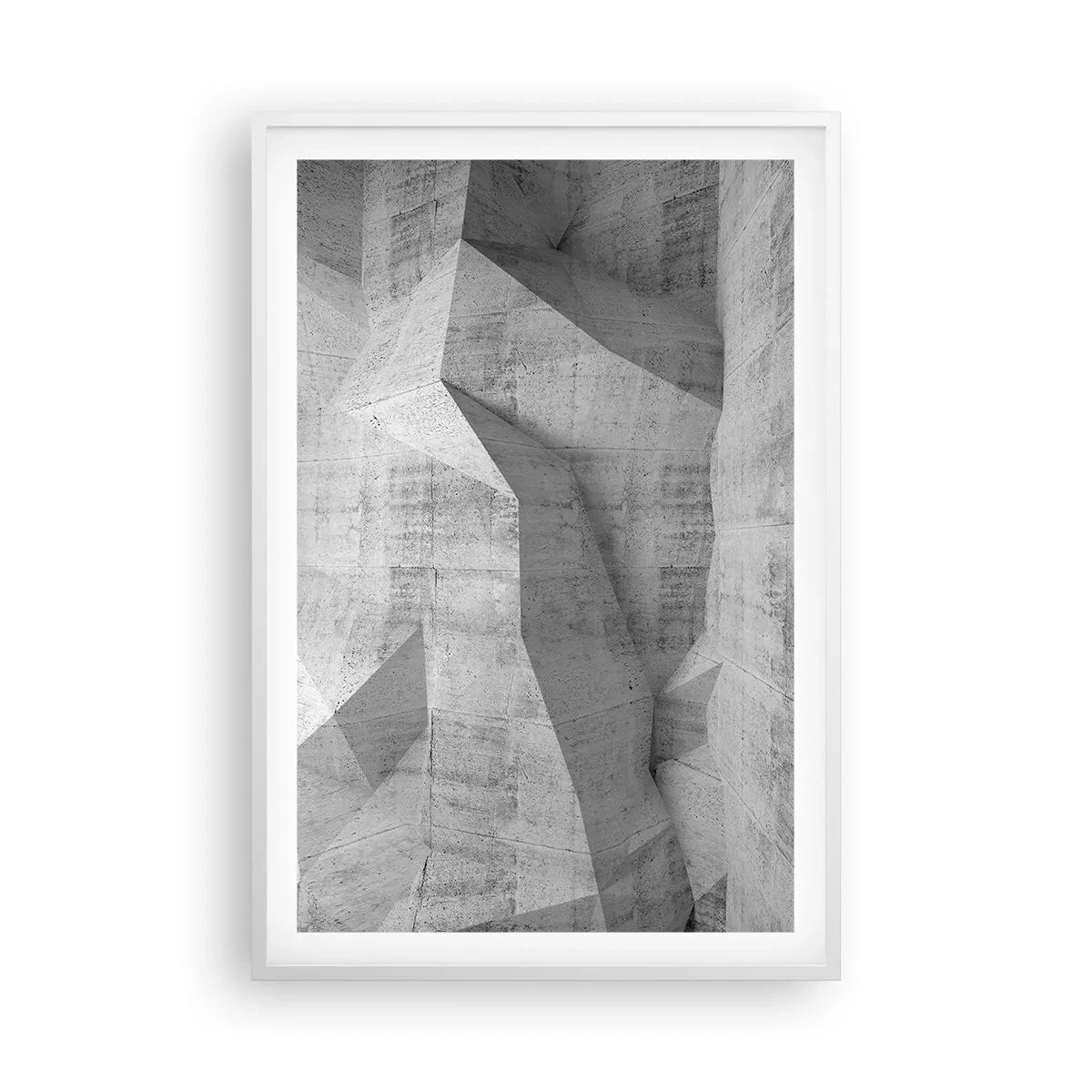 Poster in einem weißen Rahmen - Eine echte Herausforderung - 61x91 cm