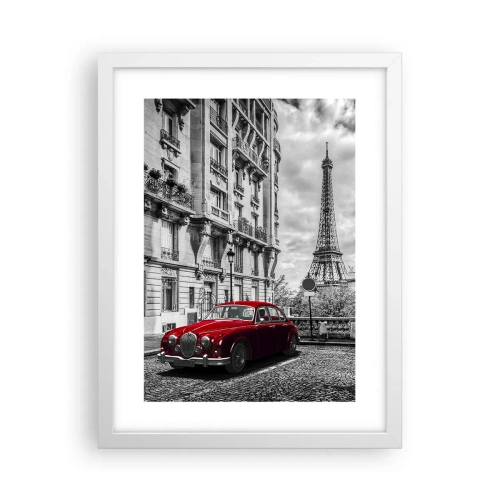 Poster in einem weißen Rahmen - Raubtier in der Stadt - 30x40 cm