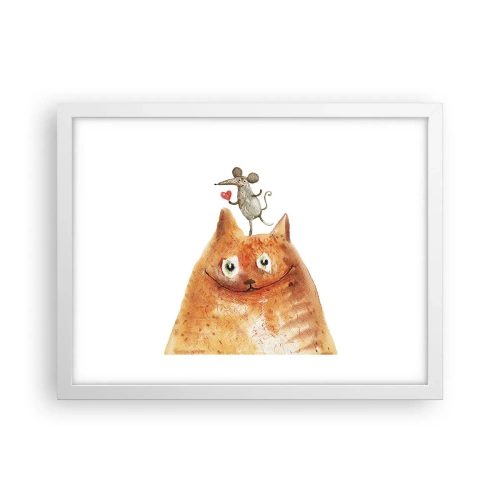 Poster in einem weißen Rahmen - Paradoxien der Liebe - 40x30 cm