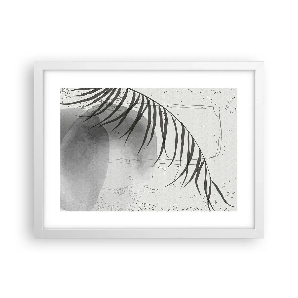 Poster in einem weißen Rahmen - Subtile Exotik der Natur - 40x30 cm