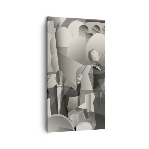 Bild auf Leinwand - Leinwandbild - Im Raum der Klänge - 45x80 cm