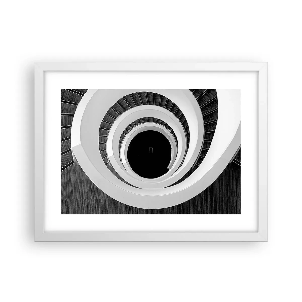 Poster in einem weißen Rahmen - Zum Kern der Sache - 40x30 cm
