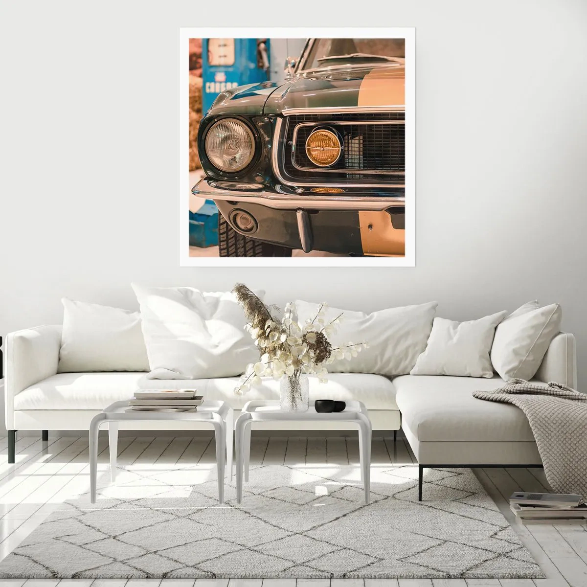 Poster - Treffen mit einer Legende - 50x50 cm