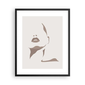 Poster in einem schwarzem Rahmen - Aus Licht und Schatten - 40x50 cm