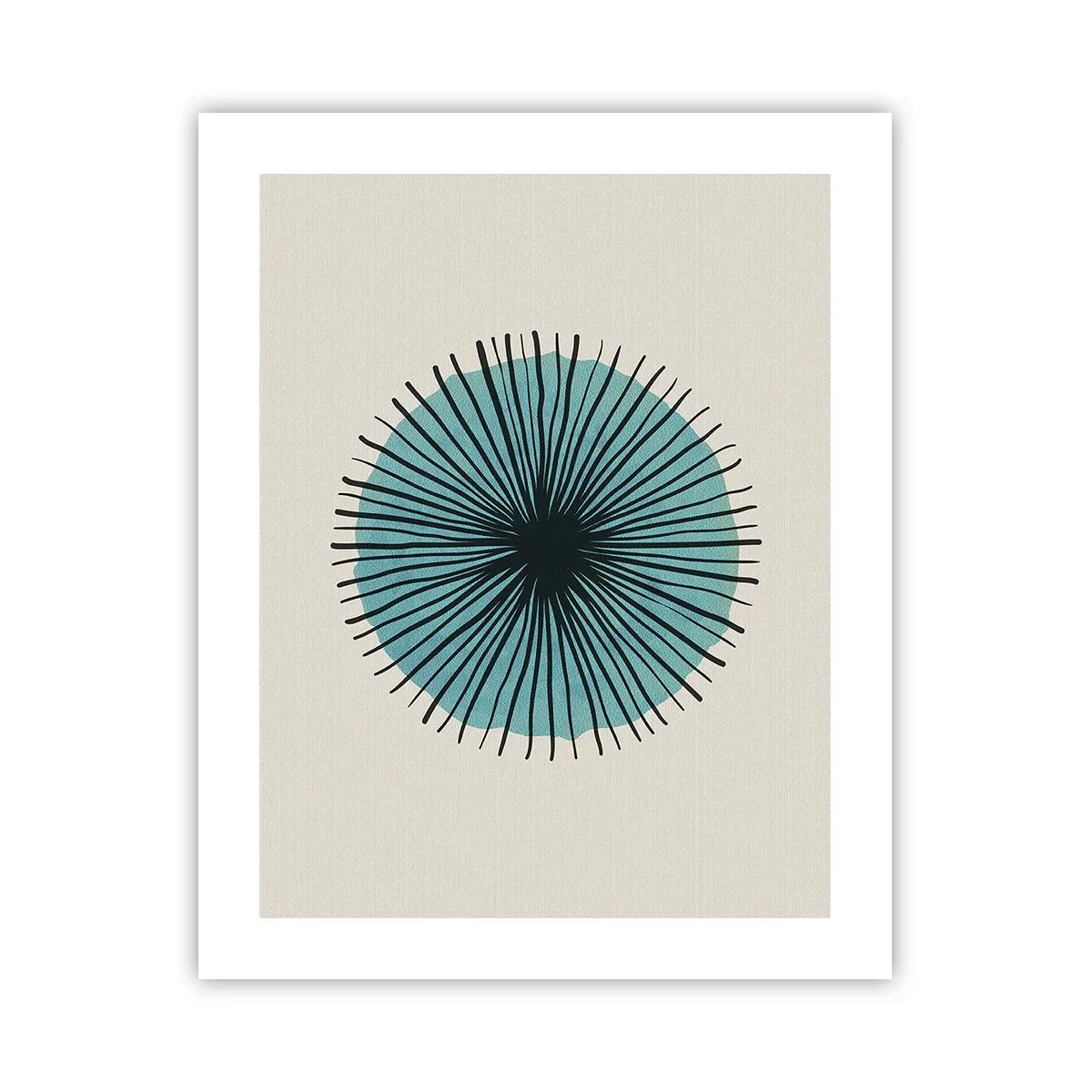 Poster - Strahlend im Blau - 40x50 cm