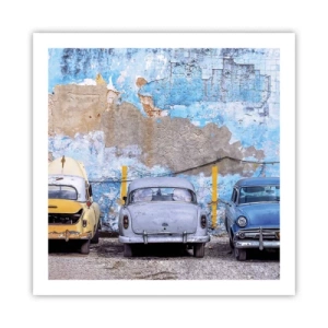 Poster - Treffen der Veteranen - 60x60 cm