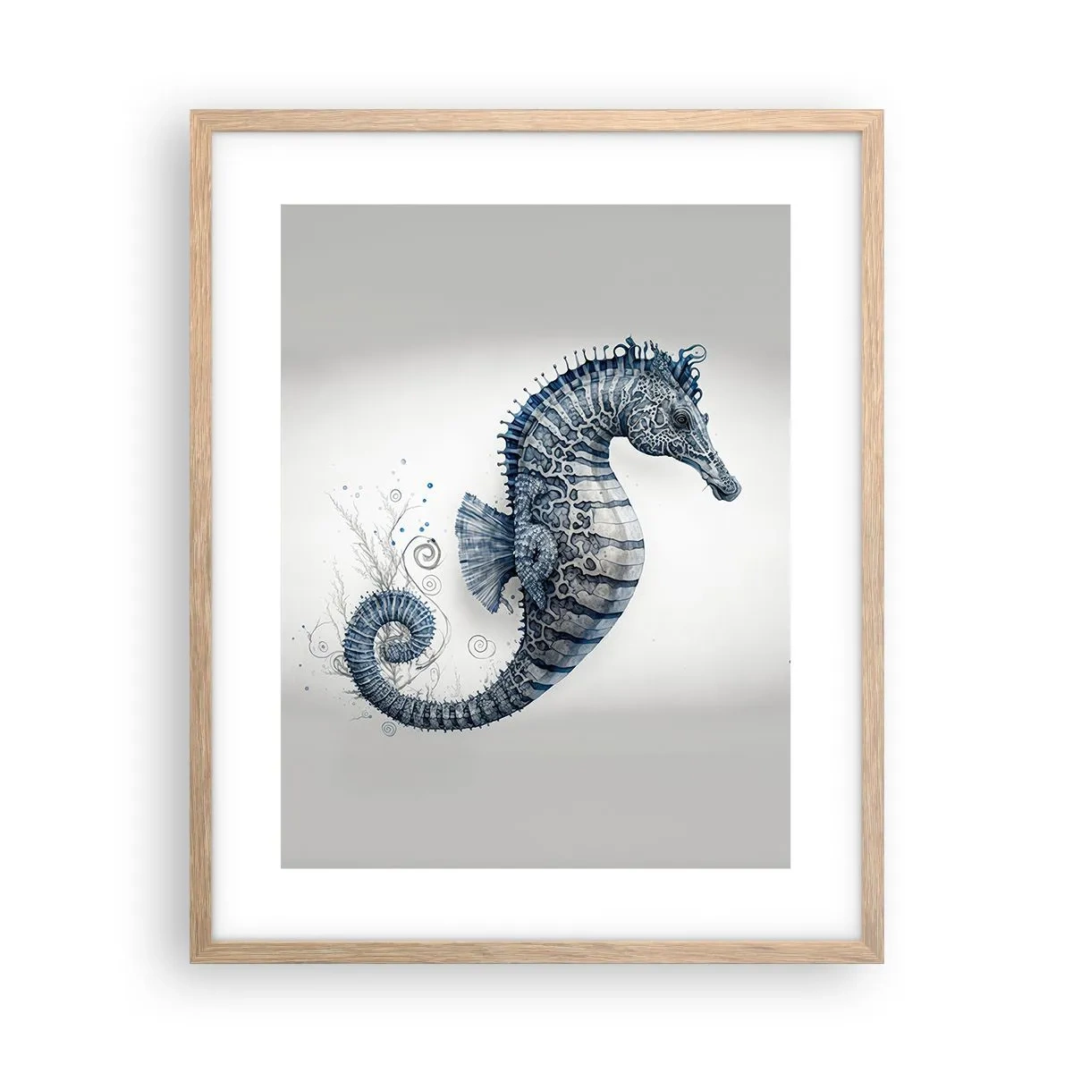 Poster in einem Rahmen aus heller Eiche - Subtiler Witz der Natur - 40x50 cm