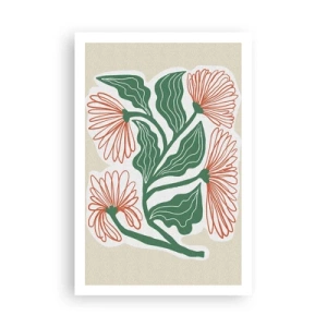 Poster - Im Folkstil und modern - 61x91 cm