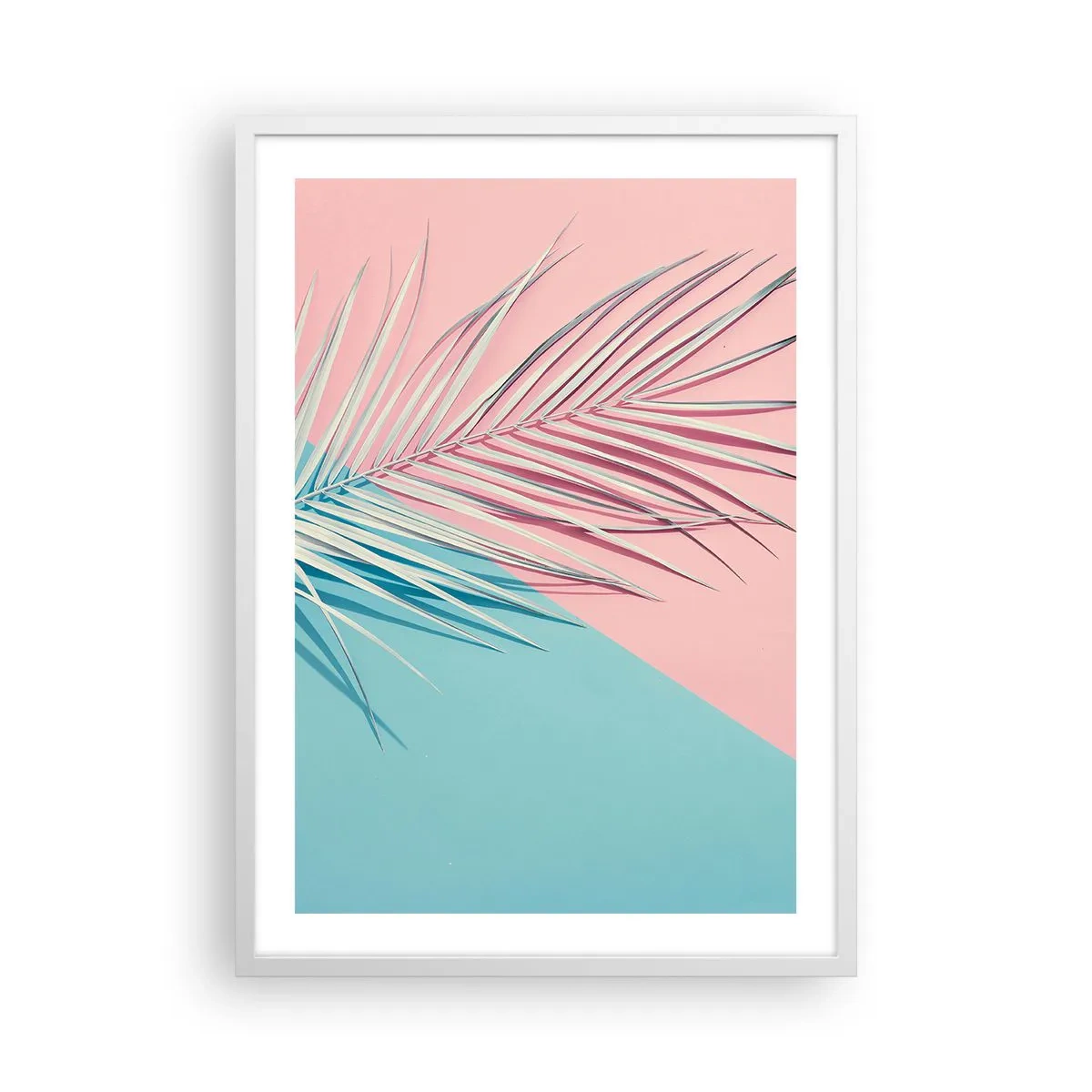 Poster in einem weißen Rahmen - Tropischer Eindruck - 50x70 cm
