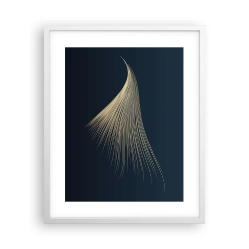Poster in einem weißen Rahmen - Wie das Haar eines Engels - 40x50 cm
