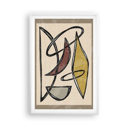 Poster in einem weißen Rahmen - Vertikale und Horizontale - 61x91 cm