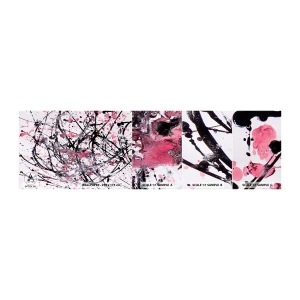 Fototapetenmuster Standard Eco - Die Flüchtigkeit des Lebens - Abstraktion, Stück, Modernes Muster - 100x30 cm