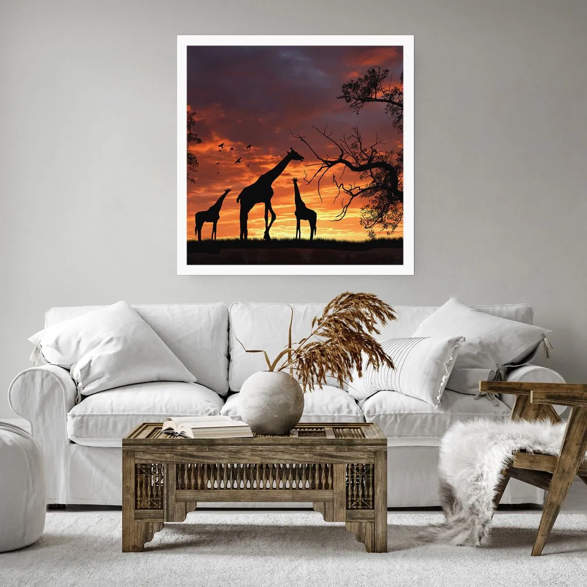 Poster - Ein kleines Abendessen mit deinen Liebsten - 30x30 cm