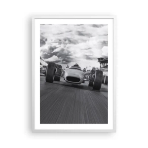 Poster in einem weißen Rahmen - Power ist da! - 50x70 cm