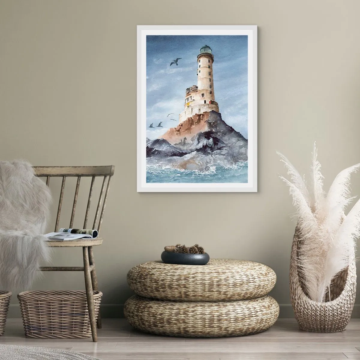 Poster in einem weißen Rahmen - Unbesiegbar - 40x50 cm