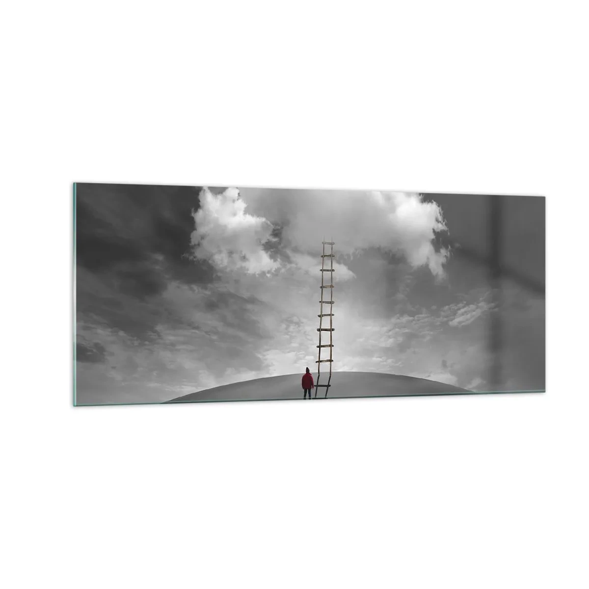 Glasbild - Bild auf glas - Alles ist möglich - 100x40 cm