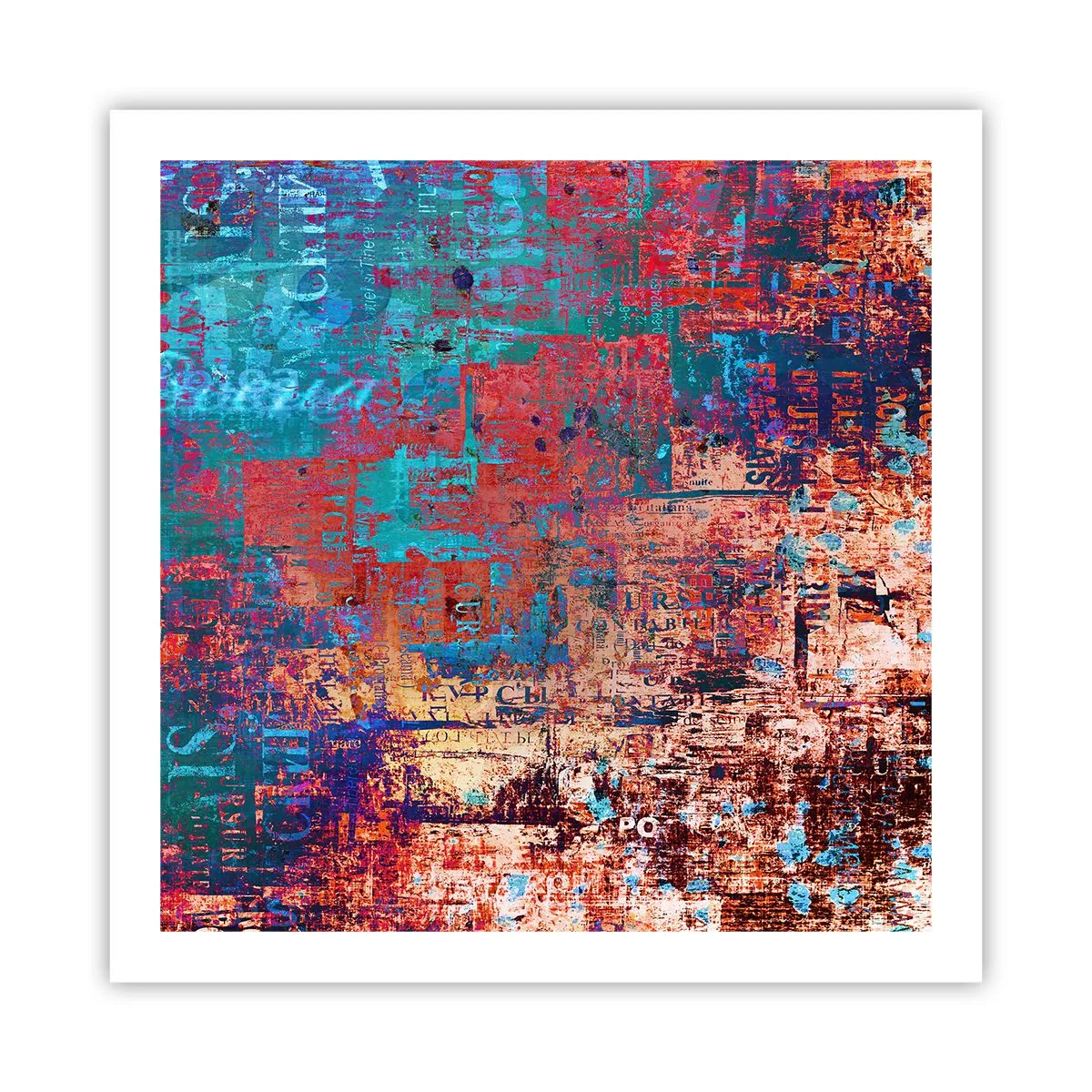 Poster - Erinnerung und Vergessen - 60x60 cm