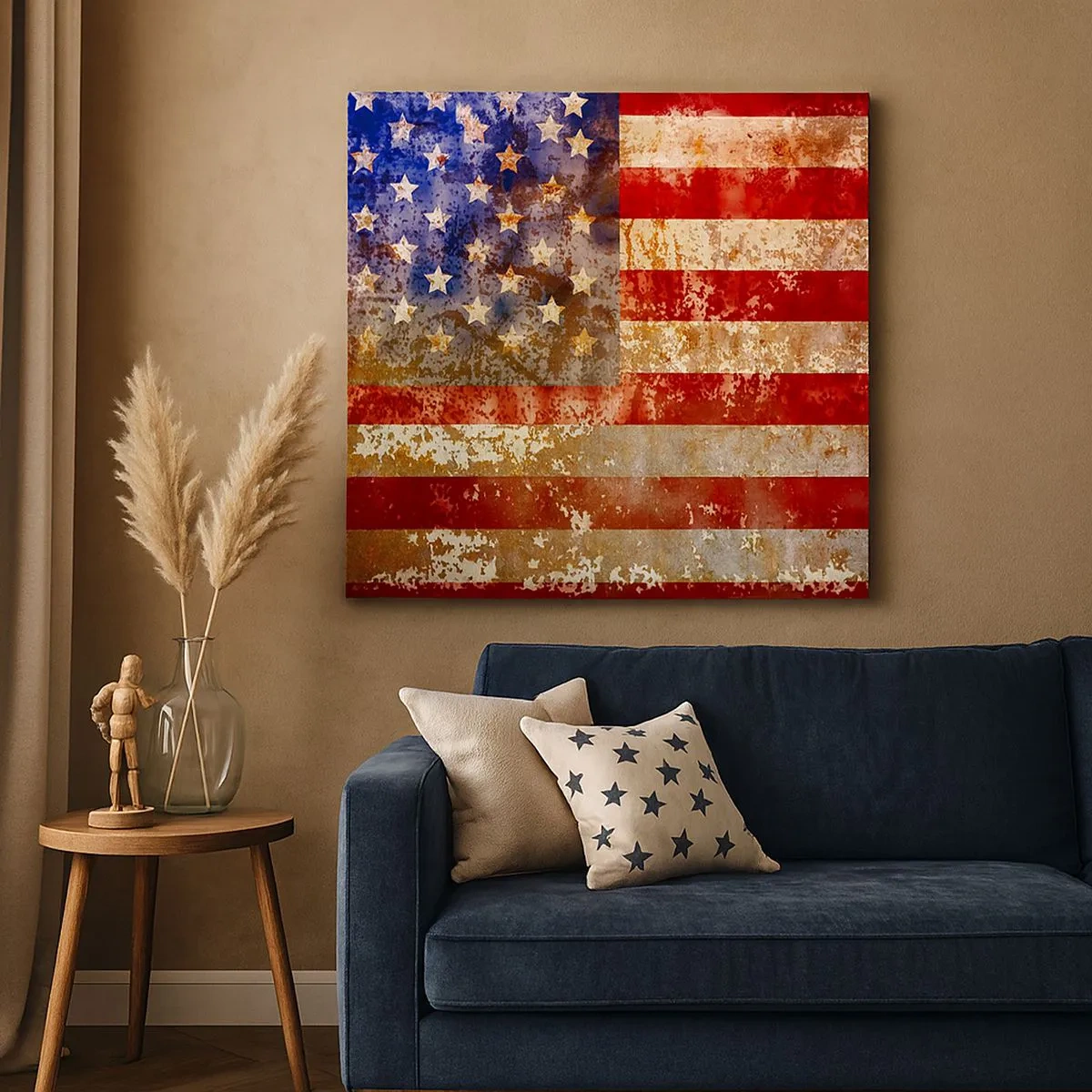 Bild auf Leinwand - Leinwandbild - Ruhm verblasst nicht - 30x30 cm