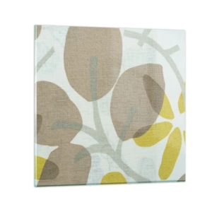 Glasbild - Bild auf glas - Komposition in voller Sonne - 40x40 cm