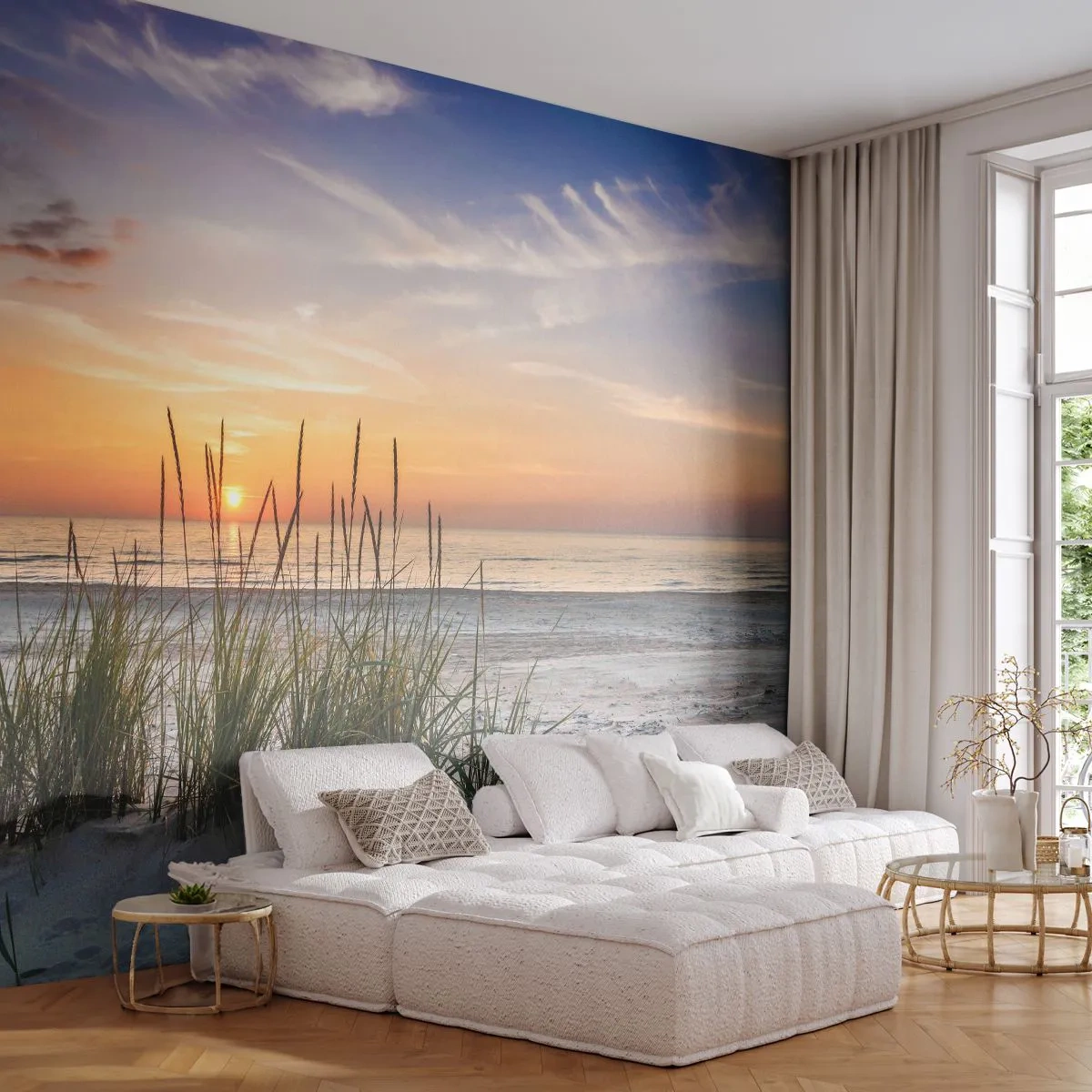 Fototapete Standard Eco - Schau, denk, fühl - Landschaft, Strand, Meer - 400x280 cm