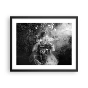 Poster in einem schwarzem Rahmen - Mutter selbst - Natur - 50x40 cm