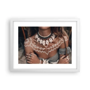 Poster in einem weißen Rahmen - Talismane, Rituale der Weiblichkeit - 40x30 cm