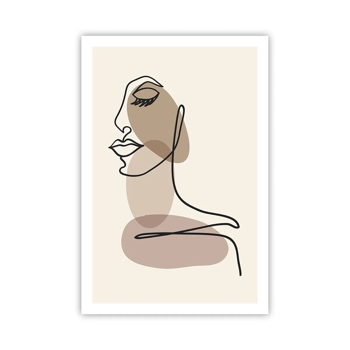 Poster - Eine gewisse Linie der Schönheit - 61x91 cm