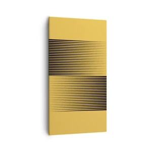 Bild auf Leinwand - Leinwandbild - Quadratur der Gegensätze - 55x100 cm