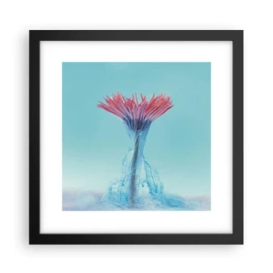 Poster in einem schwarzem Rahmen - In einer belebenden Umarmung - 30x30 cm