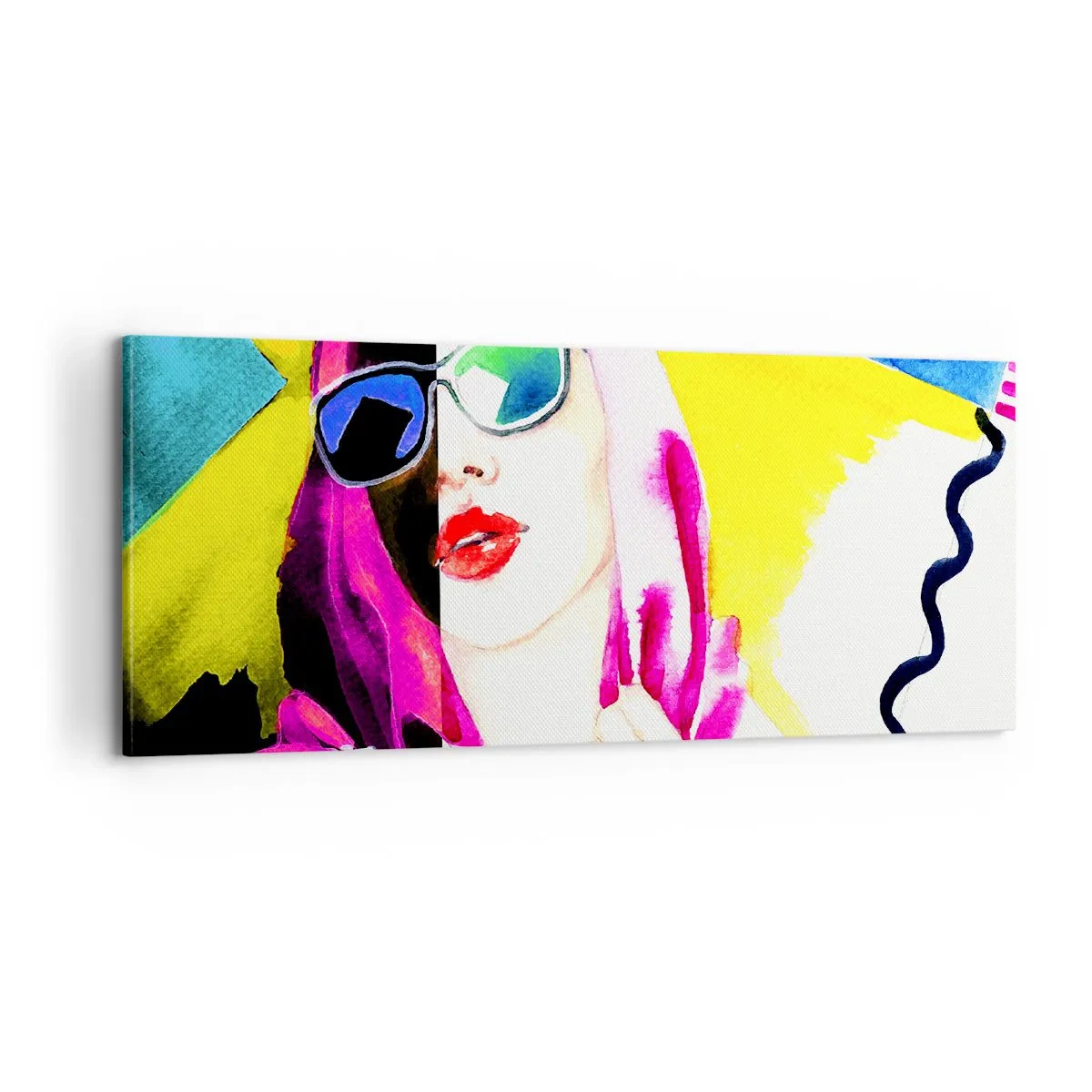 Bild auf Leinwand - Leinwandbild - Ich bin nicht weiß und ich bin nicht schwarz - 100x40 cm
