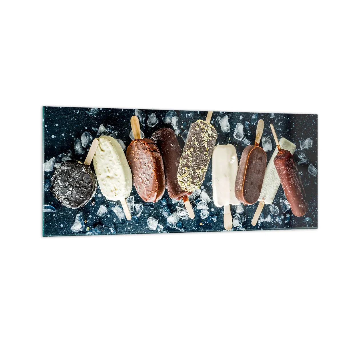 Glasbild - Bild auf glas - Geschmack des heißen Sommers - 100x40 cm