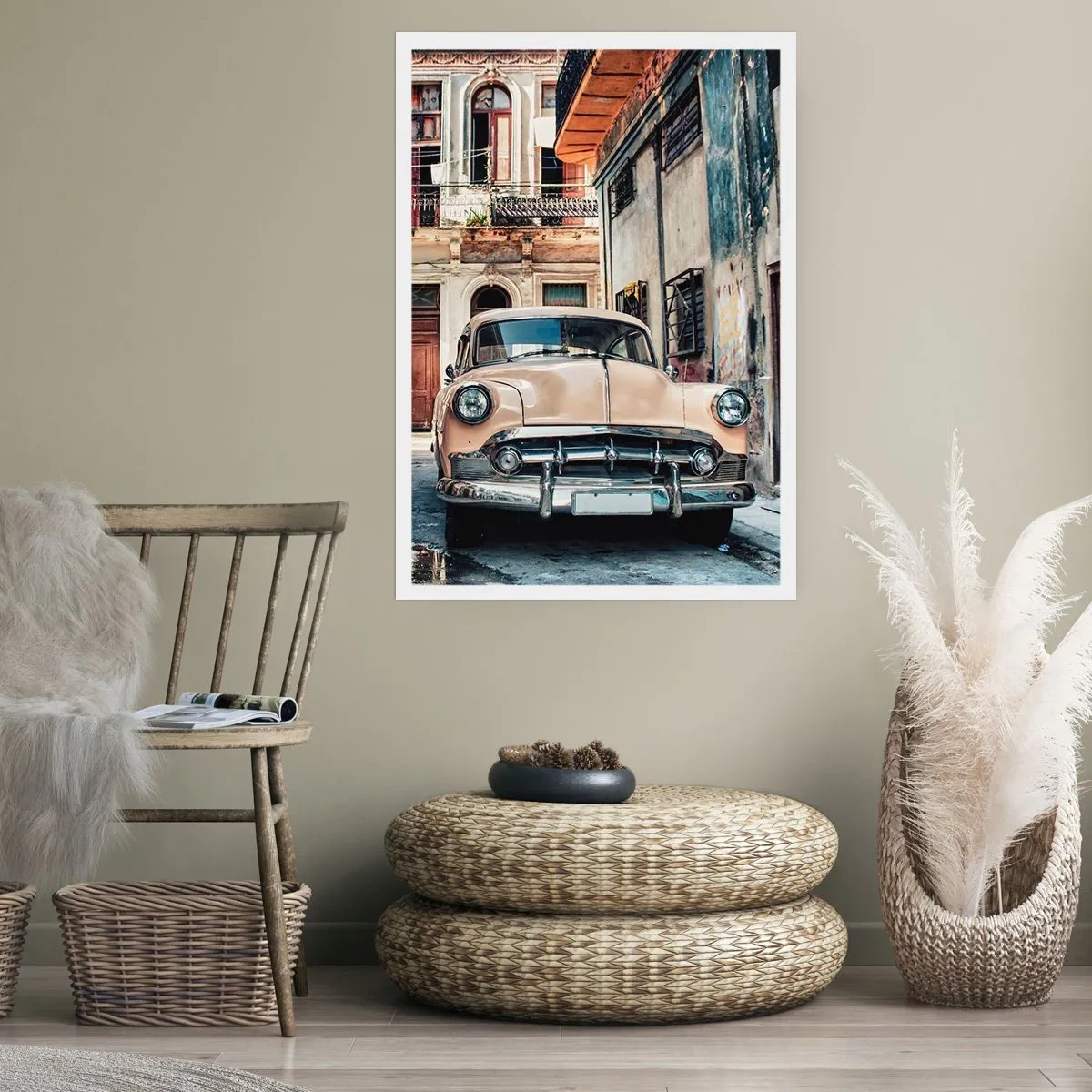 Poster - Die Siesta in Havanna - 30x40 cm