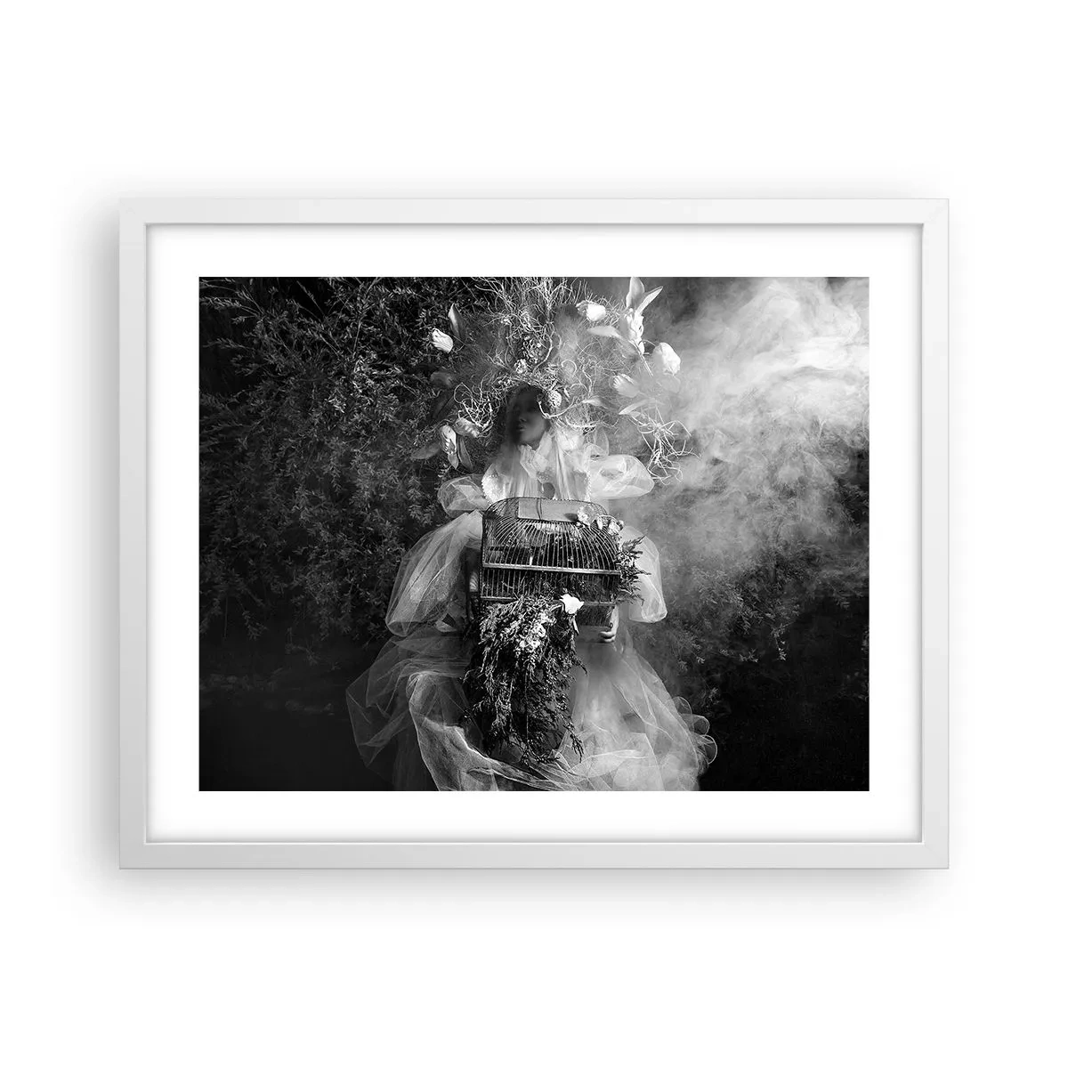 Poster in einem weißen Rahmen - Mutter selbst - Natur - 50x40 cm