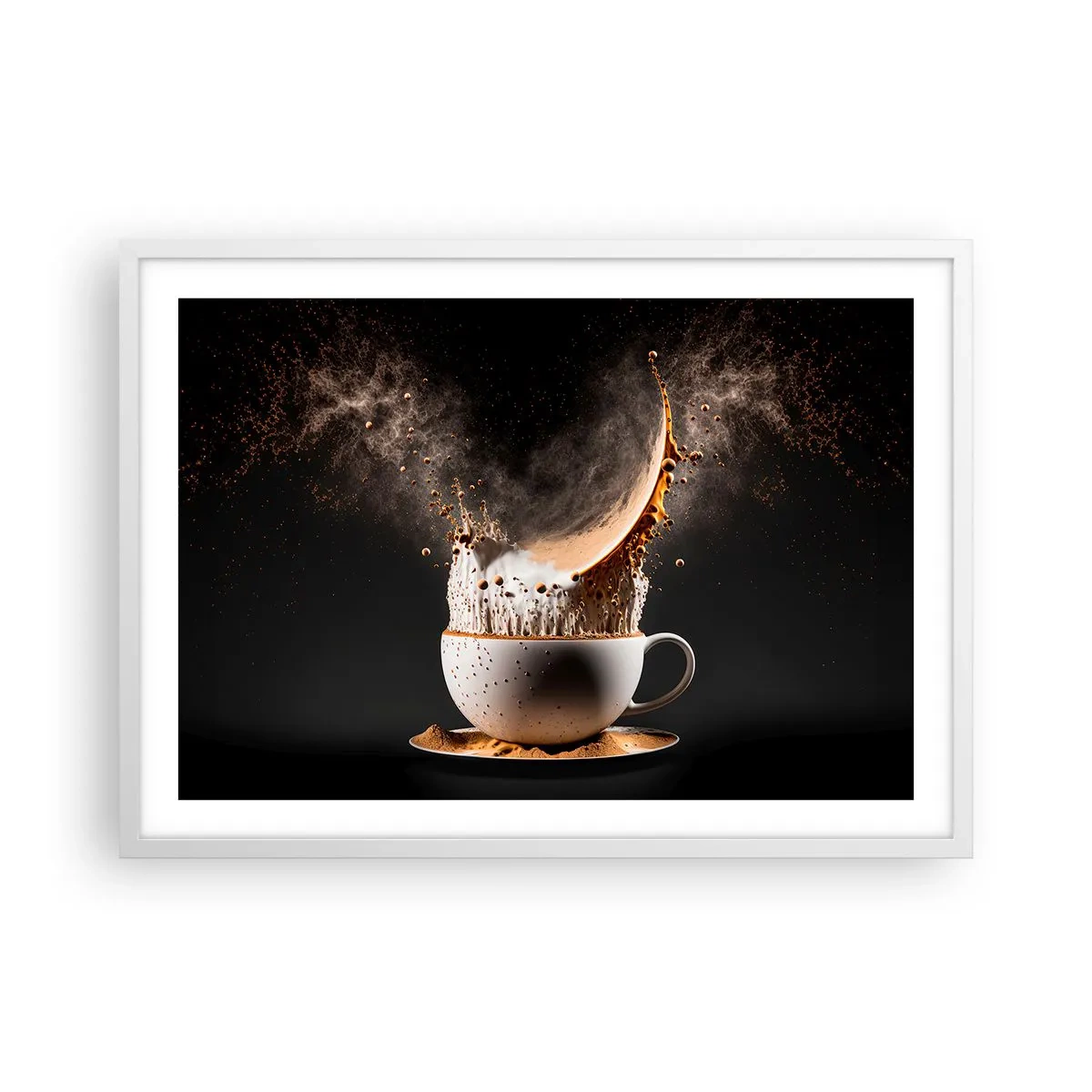 Poster in einem weißen Rahmen - Geschmacksexplosion - 70x50 cm