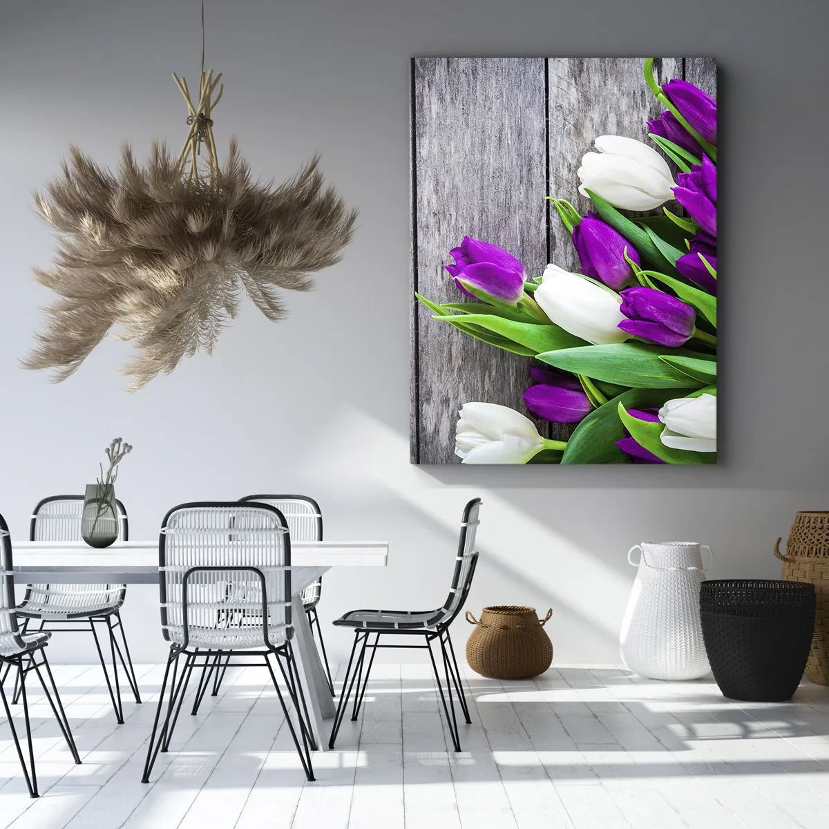 Bild auf Leinwand - Leinwandbild - Am Tag der Frühlingsferien - 55x100 cm
