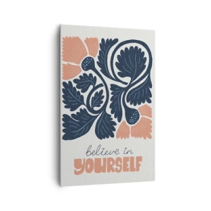 Bild auf Leinwand - Leinwandbild - Und du gedeihst - 80x120 cm