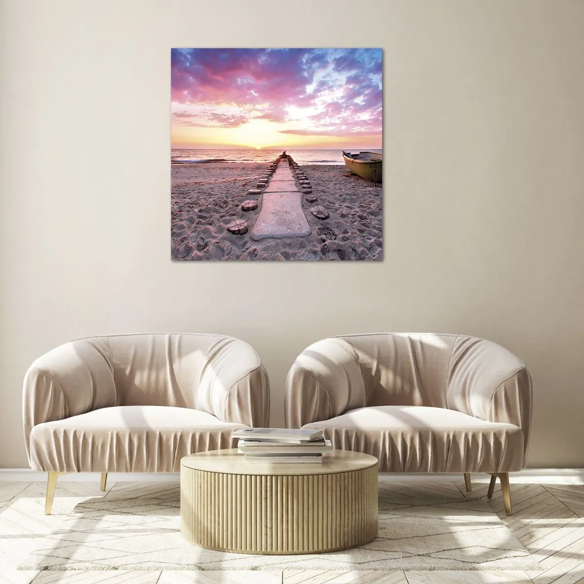 Glasbild - Bild auf glas - Ein Moment tiefer Erfahrung - 30x30 cm