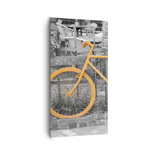 Bild auf Leinwand - Leinwandbild - Geh, ich warte hier - 65x120 cm