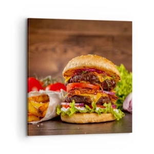 Bild auf Leinwand - Leinwandbild - Die verbotene Frucht - 70x70 cm