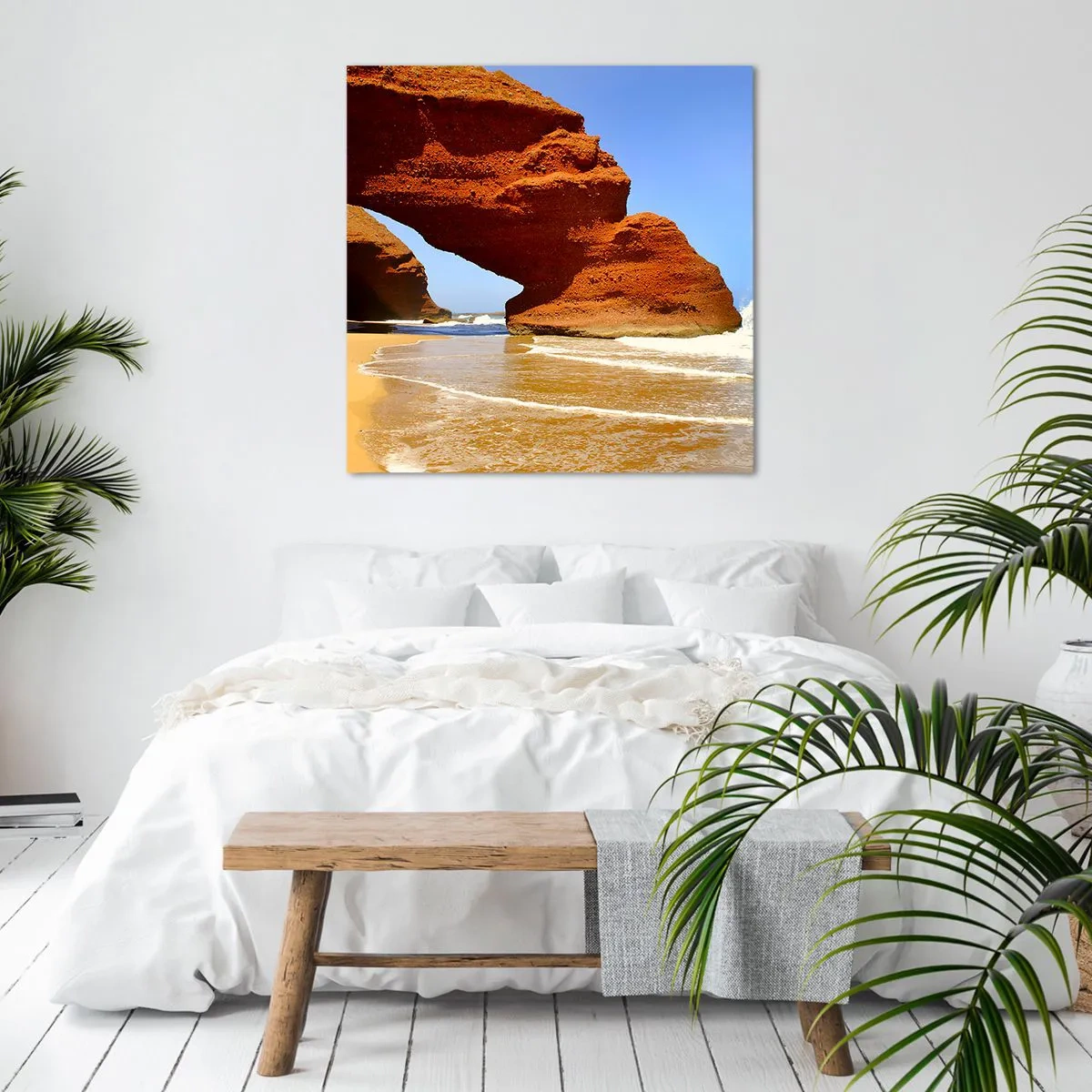 Bild auf Leinwand - Leinwandbild - Wasser und Wind seit Tausenden von Jahren - 60x60 cm